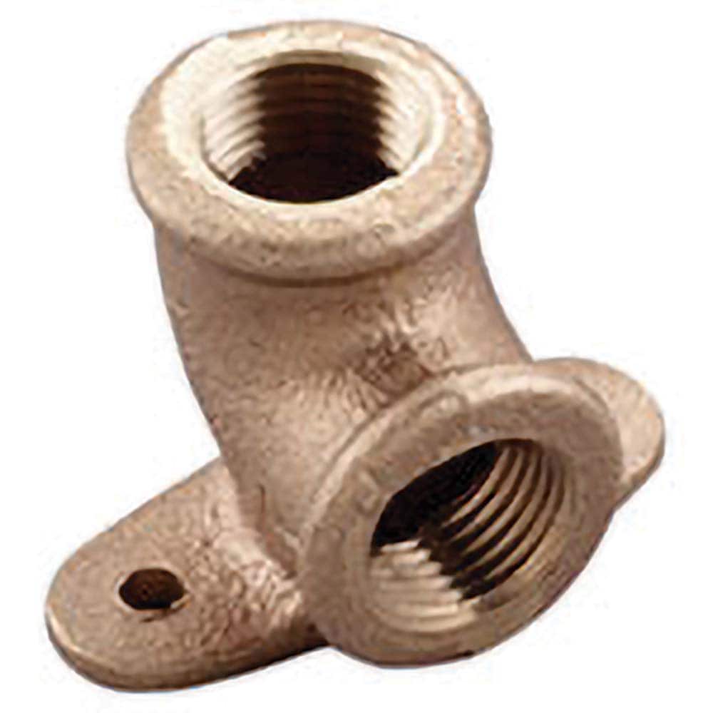Merit Brass - Brass & Chrome Pipe Fittings Type: 90 Degree Elbow Fitting Size: 1/4 - Eagle Tool & Supply