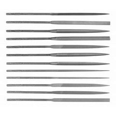 Simonds File - File Sets File Set Type: Needle File Types Included: Square; Round; Half Round; Slitting; Flat; Marking; Knife; Crossing; Three Square; Barrette; Equalling - Eagle Tool & Supply