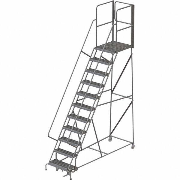 TRI-ARC - Rolling & Wall Mounted Ladders & Platforms Type: Rolling Warehouse Ladder Style: Rolling Platform Ladder - Eagle Tool & Supply