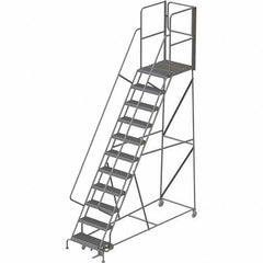 TRI-ARC - Rolling & Wall Mounted Ladders & Platforms Type: Rolling Warehouse Ladder Style: Rolling Platform Ladder - Eagle Tool & Supply