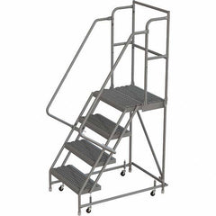 TRI-ARC - Rolling & Wall Mounted Ladders & Platforms Type: Rolling Warehouse Ladder Style: Rolling Platform Ladder - Eagle Tool & Supply