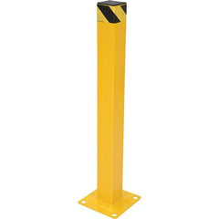 Vestil - 4" Diam x 42" High, Yellow Steel Bollard - Eagle Tool & Supply