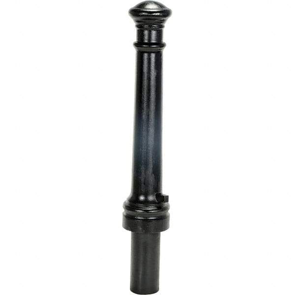 Vestil - 8" Diam x 40" High, Black Iron Bollard - Eagle Tool & Supply