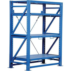 Vestil - 4 Shelf Steel Shelving - 6,000 Lb Capacity, 57" Wide x 80" High x 32" Deep, Stainless Steel - Eagle Tool & Supply