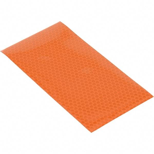Vestil - 6" High x 3' Long x 3" Wide Barrier Reflective Sheeting - Orange - Eagle Tool & Supply