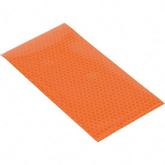 Vestil - 6" High x 3' Long x 3" Wide Barrier Reflective Sheeting - Orange - Eagle Tool & Supply