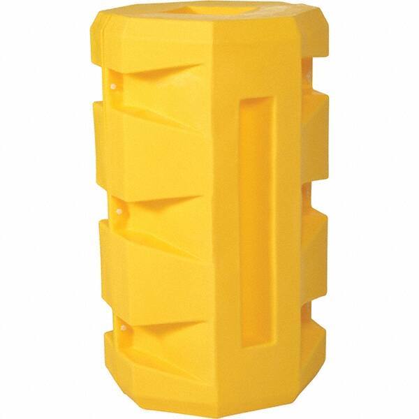 Vestil - 24" Wide x 24" Deep x 42" High, Polyethylene Column Protector - Fits 8" Columns, Yellow - Eagle Tool & Supply