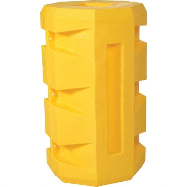 Vestil - 24" Wide x 24" Deep x 42" High, Polyethylene Column Protector - Fits 12" Columns, Yellow - Eagle Tool & Supply