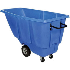 Vestil - 450 Lb Load Capacity, Polyethylene Tilt Truck - 28" Wide x 62" Long x 35" High - Eagle Tool & Supply