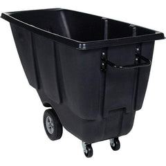 Vestil - 450 Lb Load Capacity, Polyethylene Tilt Truck - 28" Wide x 62" Long x 35" High - Eagle Tool & Supply