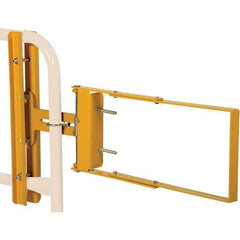 Vestil - Steel Self Closing Rail Safety Gate - Fits 24 to 40" Clear Opening, 12" Door Height, - Eagle Tool & Supply