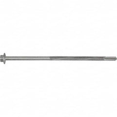 DeWALT Anchors & Fasteners - 1/4, Hex Washer Head, Hex Drive, 8" Length Under Head, #5 Point, Self Drilling Screw - Eagle Tool & Supply