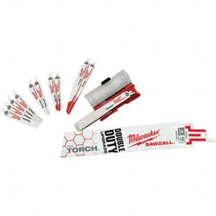 Milwaukee Tool - Reciprocating Saw Blade Sets Blade Material: Bi-Metal Minimum Blade Length (Inch): 6 - Eagle Tool & Supply