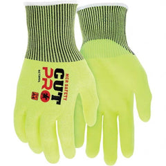 MCR Safety - Size 2XL, ANSI Cut Lvl A4, Puncture Lvl 3, Abrasion Lvl 4, Foam Nitrile Coated Cut & Puncture Resistant Gloves - Eagle Tool & Supply