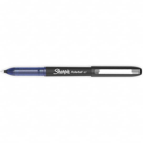 Sharpie - Pens & Pencils Type: Roller Ball Pen Color: Blue - Eagle Tool & Supply