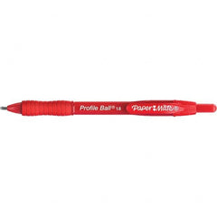 Paper Mate - Pens & Pencils Type: Retractable Ball Point Pen Color: Red - Eagle Tool & Supply