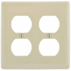 Hubbell Wiring Device-Kellems - Wall Plates Wall Plate Type: Outlet Wall Plates Color: Light Almond - Eagle Tool & Supply