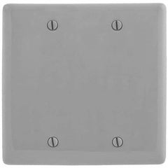 Hubbell Wiring Device-Kellems - Wall Plates Wall Plate Type: Blank Wall Plate Color: Gray - Eagle Tool & Supply