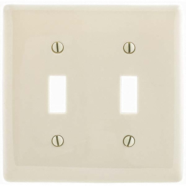 Hubbell Wiring Device-Kellems - Wall Plates Wall Plate Type: Switch Plates Color: Light Almond - Eagle Tool & Supply