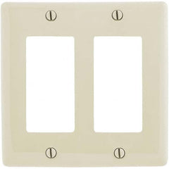 Hubbell Wiring Device-Kellems - Wall Plates Wall Plate Type: Outlet Wall Plates Color: Light Almond - Eagle Tool & Supply