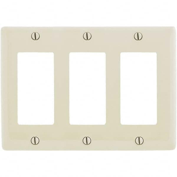 Hubbell Wiring Device-Kellems - Wall Plates Wall Plate Type: Outlet Wall Plates Color: Light Almond - Eagle Tool & Supply