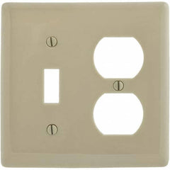 Hubbell Wiring Device-Kellems - Wall Plates Wall Plate Type: Combination Wall Plates Color: Ivory - Eagle Tool & Supply