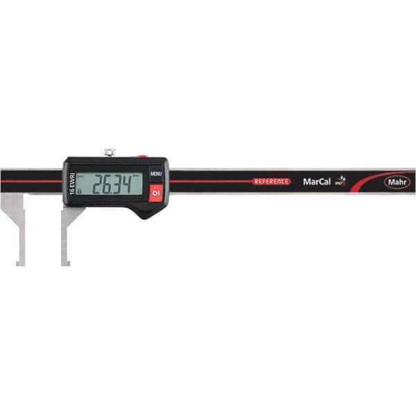 Mahr - 10 to 160mm Range, 0.01mm Resolution, IP67 Electronic Caliper - Eagle Tool & Supply
