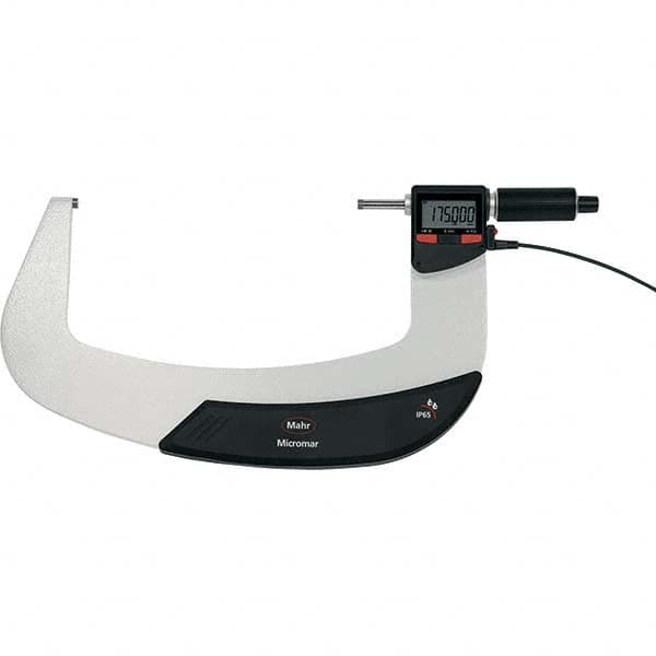 Mahr - Electronic Outside Micrometers Type: Standard Minimum Measurement (Decimal Inch): 6.0000 - Eagle Tool & Supply