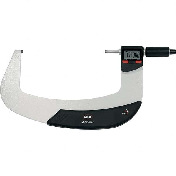 Mahr - Electronic Outside Micrometers Type: Standard Minimum Measurement (Decimal Inch): 5.0000 - Eagle Tool & Supply