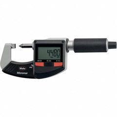 Mahr - Electronic Outside Micrometers Type: Standard Minimum Measurement (Decimal Inch): 0.0000 - Eagle Tool & Supply