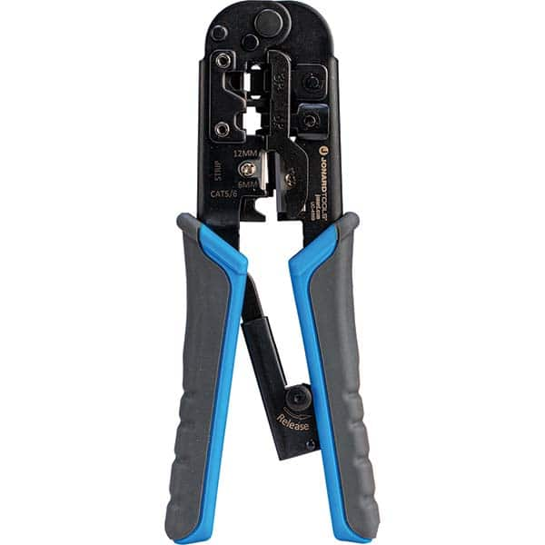 Jonard Tools - Crimpers Type: Pass-through Modular Crimping Tool Capacity: RJ-11, RJ-45 - Eagle Tool & Supply