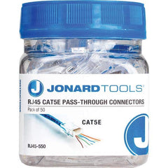 Jonard Tools - Cable Tools & Kits Tool Type: Pass-Through Connectors Number of Pieces: 50.000 - Eagle Tool & Supply