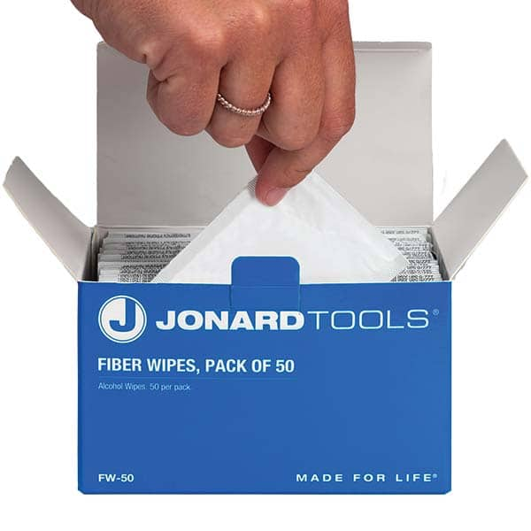 Jonard Tools - Cable Tools & Kits Tool Type: Fiber Wipes Number of Pieces: 50.000 - Eagle Tool & Supply