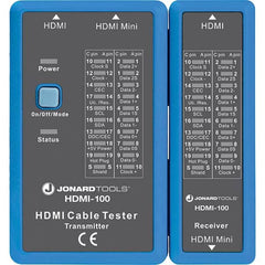 Jonard Tools - Cable Testers Cable Type: HDMI; Mini HDMI Display Type: No Screen - Eagle Tool & Supply