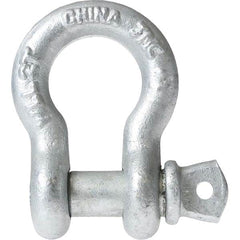 US Cargo Control - Shackles Load Limit (Ton): 12.00 Pin Type: Screw - Eagle Tool & Supply