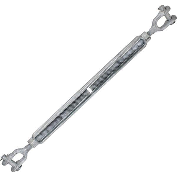 US Cargo Control - Turnbuckles Type: Jaw & Jaw Working Load Limit (Lb.): 5200 - Eagle Tool & Supply