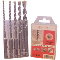 Cle-Line - Drill Bit Sets System of Measurement: Inch Drill Bit Material: Tungsten Carbide - Eagle Tool & Supply