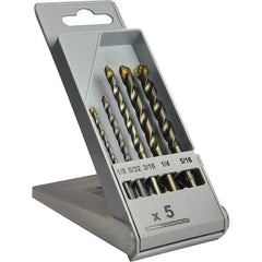 Cle-Line - Drill Bit Sets System of Measurement: Inch Drill Bit Material: High Speed Steel - Eagle Tool & Supply