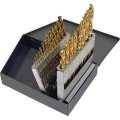 Cle-Line - Drill Bit Sets System of Measurement: Inch Drill Bit Material: High Speed Steel - Eagle Tool & Supply