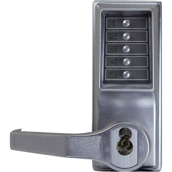 Simplex - Lever Locksets Type: Push-button Lock Door Thickness: 1-3/4 - Eagle Tool & Supply