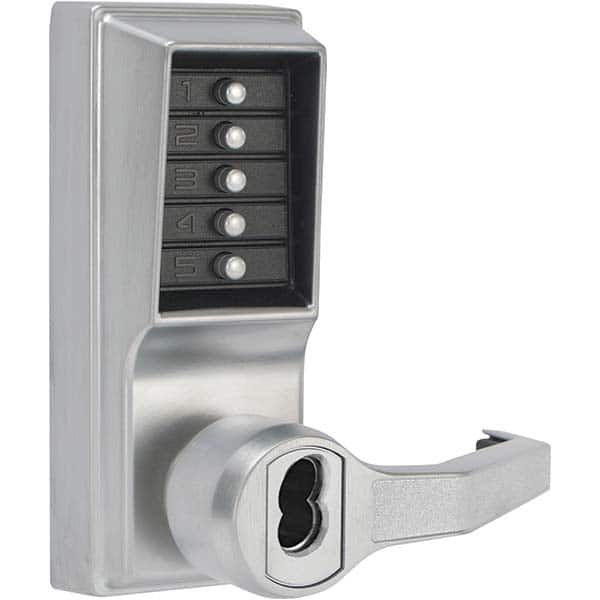 Simplex - Lever Locksets Type: Push-button Lock Door Thickness: 1-3/4 - Eagle Tool & Supply