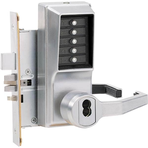 Simplex - Lever Locksets Type: Push-button Lock Door Thickness: 1-3/4 - Eagle Tool & Supply