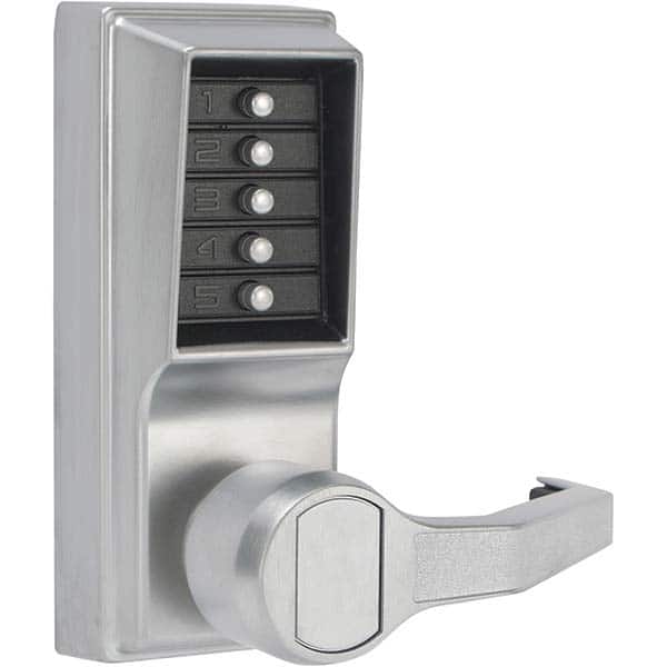 Simplex - Lever Locksets Type: Push-button Lock Door Thickness: 1-3/4 - Eagle Tool & Supply