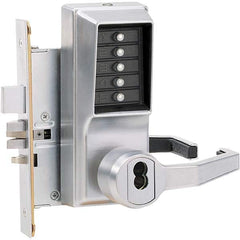 Simplex - Lever Locksets Type: Push-button Lock Door Thickness: 1-3/4 - Eagle Tool & Supply