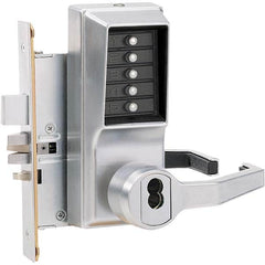 Simplex - Lever Locksets Type: Push-button Lock Door Thickness: 1-3/4 - Eagle Tool & Supply