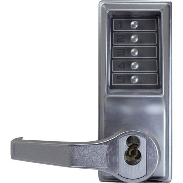 Simplex - Lever Locksets Type: Push-button Lock Door Thickness: 1-3/4 - Eagle Tool & Supply