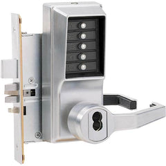 Simplex - Lever Locksets Type: Push-button Lock Door Thickness: 1-3/4 - Eagle Tool & Supply