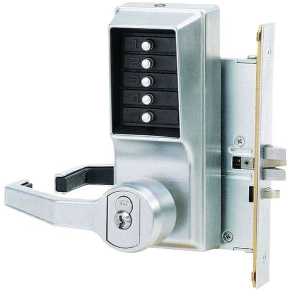 Simplex - Lever Locksets Type: Push-button Lock Door Thickness: 1-3/4 - Eagle Tool & Supply