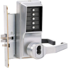 Simplex - Lever Locksets Type: Push-button Lock Door Thickness: 1-3/4 - Eagle Tool & Supply