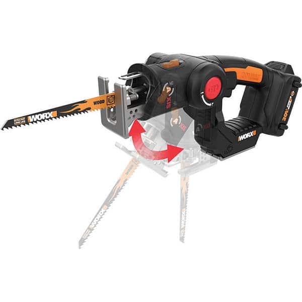 Worx - Cordless Reciprocating Saws Voltage: 20.00 Battery Chemistry: Lithium-Ion - Eagle Tool & Supply